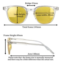 Load image into Gallery viewer, SHINU Myopia Night Vision Glasses Man Night Driving Glasses Women 80% Blocking Blue Light Lenses for Office Working TR90 Eyewear

