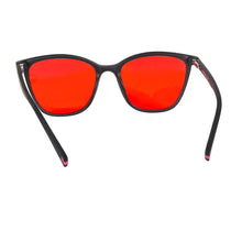 Load image into Gallery viewer, SHINU Brand Good Sleep Blue Light Blocking Glasses Men Red Lenses Orange Yellow for Working Long Time with Bluelight Customized
