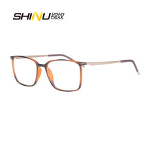 Загрузить изображение в средство просмотра галереи, SHINU Lightweight Full TR90 Frame Progressive Multifocus Lens Reading Glasses Men Magnification Strengths Eyeglasses Near &amp; Far
