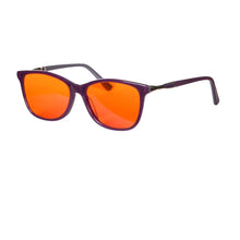 Load image into Gallery viewer, Aectate Glasses Women Blue Light Blocking Computer GLasses Red Lenses for Good Sleep Orange for Long Time Cr39  No Color Lenses

