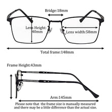 Загрузить изображение в средство просмотра галереи, SHINU Photochromic Sunglasses Progressive Multifocus Reading Glasses Near and Far No-line Progressive Multifocal Glasses
