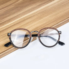 Load image into Gallery viewer, wooden glasses frame for men wooden handmade prescription glasses vintage Original eyewear nature wood eyeglasses frame for man
