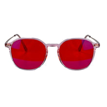 Load image into Gallery viewer, Red Glasses for Better Sleep Blue Light Blocking Glasses Orange Lenses Improve Insomnia Square Tr90 Glasses Women Big Size 140mm
