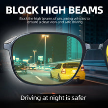 Load image into Gallery viewer, Night Vision Sunglasses Men Titanium Driving Glasses for Vision Blue Light Blocking Computer Glasses Yellow Lens Fishing Eyewear
