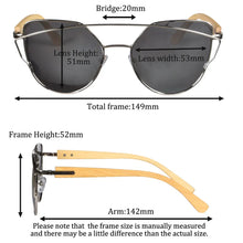 Load image into Gallery viewer, 2024 Fashion  Y2K Sunglasses Polarized Men Women Bamboo Sun Glasses Metal Frame Polarized Sunglasses Women
