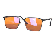 Load image into Gallery viewer, Big Size Red Lens Glasses Sleep Better Orange Lens Blue Light Blocking Polarized Yellow Lens for Driving Fishing Night Vision

