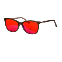 Load image into Gallery viewer, Aectate Glasses Women Blue Light Blocking Computer GLasses Red Lenses for Good Sleep Orange for Long Time Cr39  No Color Lenses

