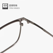 Загрузить изображение в средство просмотра галереи, SHINU brand lenses multifocal lens glasses titanium near and far multifocal eyeglasses for men titanium prescription glasses
