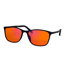 Load image into Gallery viewer, Red Lens Blue Light Glasses Men Women Orange Glasses for Computer Nighttime Blue Light Protection Better Sleep Eyeglasses 143mm
