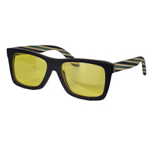 Carregar imagem no visualizador da galeria, SHINU Myopia Night Vision Glasses Man Night Driving Glasses square wooden frame Blocking Blue Light Lenses for Office Working
