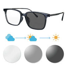 Загрузить изображение в средство просмотра галереи, SHINU  Titanium Frame Multifocal Grade Glasses Near and Far Photochromic Reading Glasses Men Prescription Glasses Big Size
