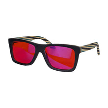 Load image into Gallery viewer, SHINU Red Lens For Better Sleep At Nighttime wooden square frame Anti blue light Orange Lens For working Computer Glasses
