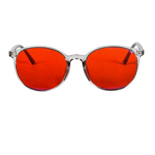 Load image into Gallery viewer, SHINU Red Glasses Blue Light Glasses for Better Sleep Blue Light Blocking Glasses Orange Lenses Tr90  Women Eyeglasses SH2022
