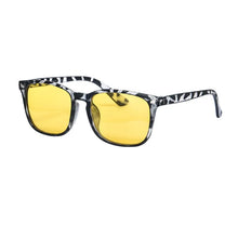 Load image into Gallery viewer, Men’s Glasses Blue Light Blocking Computer Glasses Orange Yellow Clear Lenses Glasses Light Blue Eyeglasses 3 Blocking Rate
