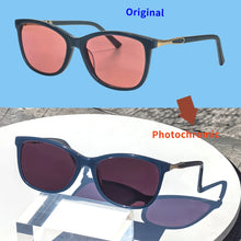 Load image into Gallery viewer, SHINU Photochromic FL-41 Migraine Glasses for Light Sensitivity Photophobia Anti Blue Light Transition Sunglasses Women
