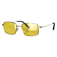 Carregar imagem no visualizador da galeria, Polarized Sunglasses Men Metal Frame Blue Light Blocking &amp; UV 400 for Daily Use Night Vision Yellow Driving Glasses
