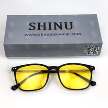 Загрузить изображение в средство просмотра галереи, Night Driving Glasses Polarized Fishing Glasses Men Women Blue Light Blocking Lenses Tr90 Frame Day and Night Driving Glasses
