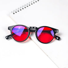 Load image into Gallery viewer, Red Lenses Glasses Men Orange Lens Glasses Women Computer Glasses Blue Light Filter Better Sleep Rest Glasses  Custom Recipe
