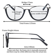 Load image into Gallery viewer, Multifocal Grade Glasses Near and Far Progressive Multifocal Reading Glasses Men Women Copy Wood Frame Custom Prescription

