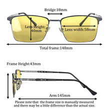 Load image into Gallery viewer, Big Size Red Lens Glasses Sleep Better Orange Lens Blue Light Blocking Polarized Yellow Lens for Driving Fishing Night Vision
