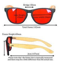 Load image into Gallery viewer, Red Lens Wood Glasses Better Sleep Orange Lenses Blue Light Blocking Computer Glasses Protect Eyes Not Sunglasses for Outdoor
