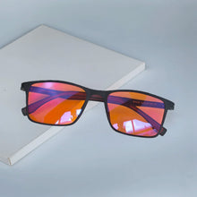 Load image into Gallery viewer, SHINU red lens glasses men orange lens glasses women blue light filter for better sleep Improve Insomnia At Nighttime
