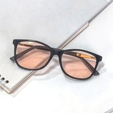 Load image into Gallery viewer, SHINU FL-41 Light Pink Tinted Glasses,480-520mm Blue Light Blocking, Eye Comfort &amp; Migraine Relief for Light Sensitivity UV400
