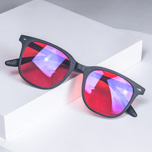 Carregar imagem no visualizador da galeria, SHINU Anti Blue Light Glasses Men Frame Red Lens Full Blocking for Good Sleep Orange for Long Time Working
