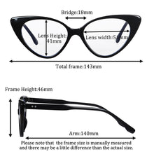 Загрузить изображение в средство просмотра галереи, Women’s Glasses Computer Glasses Light Blue Eyeglasses 99% Blocking for Game Long Time Jobs
