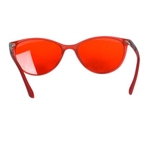 Carregar imagem no visualizador da galeria, SHINU Blue Light Glasses for Better Sleep Red Glasses Blocking Blue Ray Tr90  Women Eyeglasses SH086
