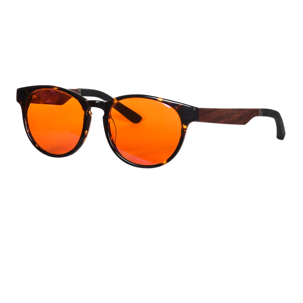 SHINU Acetate Frame for Reading Glasses Orange Lens Gaming Eyeglasses Red Lens Blue Ray Blocking Glasses