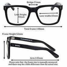 Load image into Gallery viewer, Anti-glare Blue Light Filters Glasses Red Lens Good Sleep Glasses Acetate Frame Men
