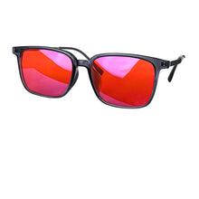 Load image into Gallery viewer, SHINU Titanium Frame glasses Better Sleep Glasses Red Lenses 99% Blue Light Blocking
