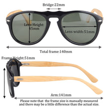 Load image into Gallery viewer, Polarized Sunglasses Myopia Wood Nearsighted Glasses for Looking Far Outdoor Prescription GlassesSHINU-6027

