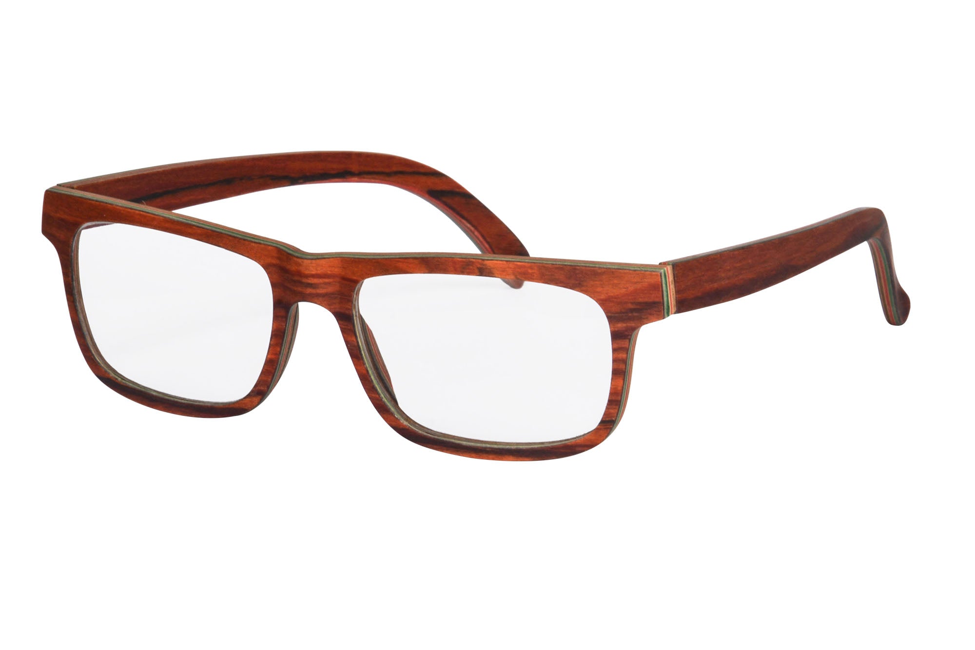 Men's glasses nature wooden eyewear Ebony Zebra wood hand made