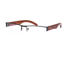 Load image into Gallery viewer, SHINU+2.50 Computer Reading Glasses for Men Blue Light Blocking Wood Frame Glasses-2739
