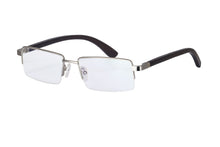 Carregar imagem no visualizador da galeria, Shinu óculos de leitura anti-luz azul + 300 óculos masculinos com armação de madeira filtros de luz azul óculos de computador-2738/2742
