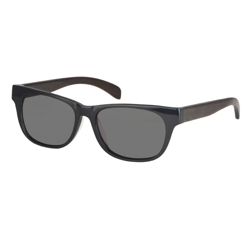 SHINU Wood Sunglasses Polarized Night Vison Driving Nearsighted Glasses for Distance Men Myopia Eyeglasses-F0018