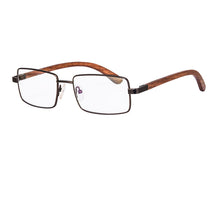 Load image into Gallery viewer, SHINU Men&#39;s Wood Frame Reading Glasses Blue Light Blocking Computer Eyeglasses Customer Glasses -1.00 +2.00 2728
