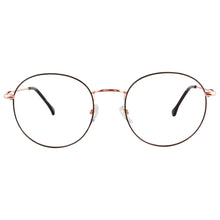 Carregar imagem no visualizador da galeria, Óculos de leitura anti-luz azul com armação redonda e lentes limpas - 363
