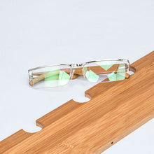 Carregar imagem no visualizador da galeria, Shinu + 2.50 óculos de leitura de computador para homens, óculos com armação de madeira com bloqueio de luz azul-2739
