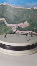 Carregar e reproduzir vídeo no visualizador da galeria, SHINU Armação Grande Estilo Oversized para Homens Óculos de Titânio de Rosto Grande Leves e Duráveis ​​Eyeglasses-J3832
