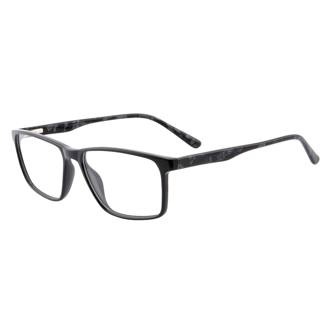 Прогрессивные мультифокусные очки для чтения с защитой от синего света в титановой оправе — 6118