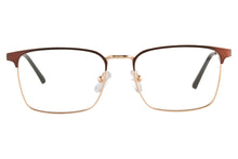 Carregar imagem no visualizador da galeria, Armações de metal lentes limpas óculos anti-luz azul para miopia - 9004
