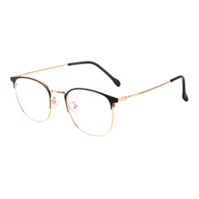 Load image into Gallery viewer, Round Metal Frames Clean Lens Anti Blue Light Myopia Glasses- 9203
