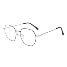 Load image into Gallery viewer, Round Metal Frames Clean Lens Anti Blue Light Myopia Glasses- 9217
