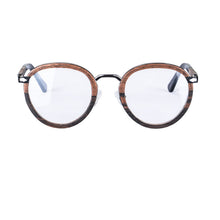 Загрузить изображение в средство просмотра галереи, SHINU анти-синий свет очки для близорукости для мужчин компьютерные очки для чтения деревянная оправа See Far See Near-W9212223
