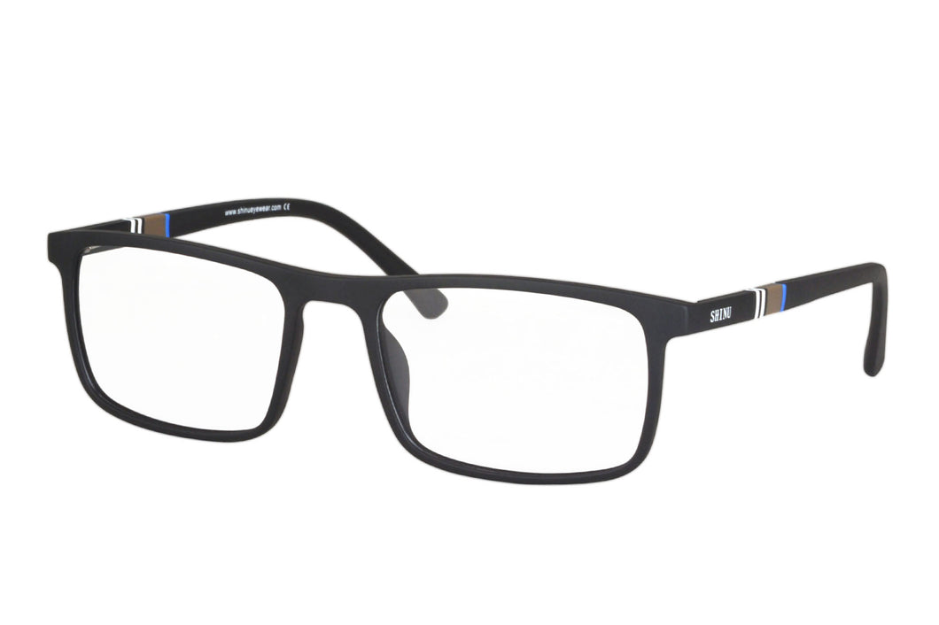Очки для чтения с защитой от синего луча, мужские рабочие очки против усталости, компьютерные рабочие очки SHINU-SH052N