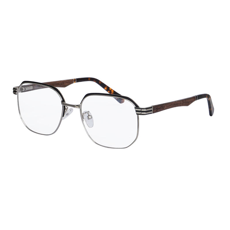 Очки для чтения SHINU с металлическим антисиним светом, компьютерные очки, мультифокусные очки для чтения для мужчин и женщин-NW905