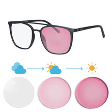 Carregar imagem no visualizador da galeria, Shinu óculos de miopia feminino, óculos de sol fotocrômicos para mulheres, mudança de lente azul, óculos de transição, óculos negativos sh080
